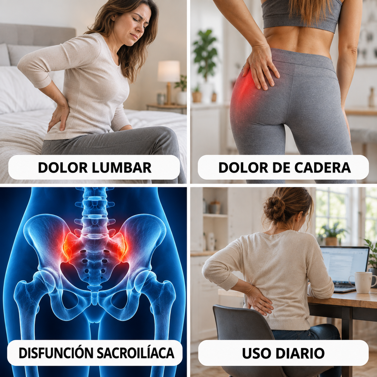 Cinturón Sacroilíaco Ajustable